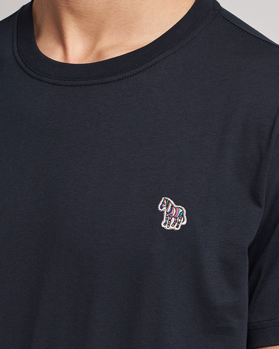 Herren | T-Shirts | PS Paul Smith | Classic Organic Cotton Zebra T-Shirt Navy