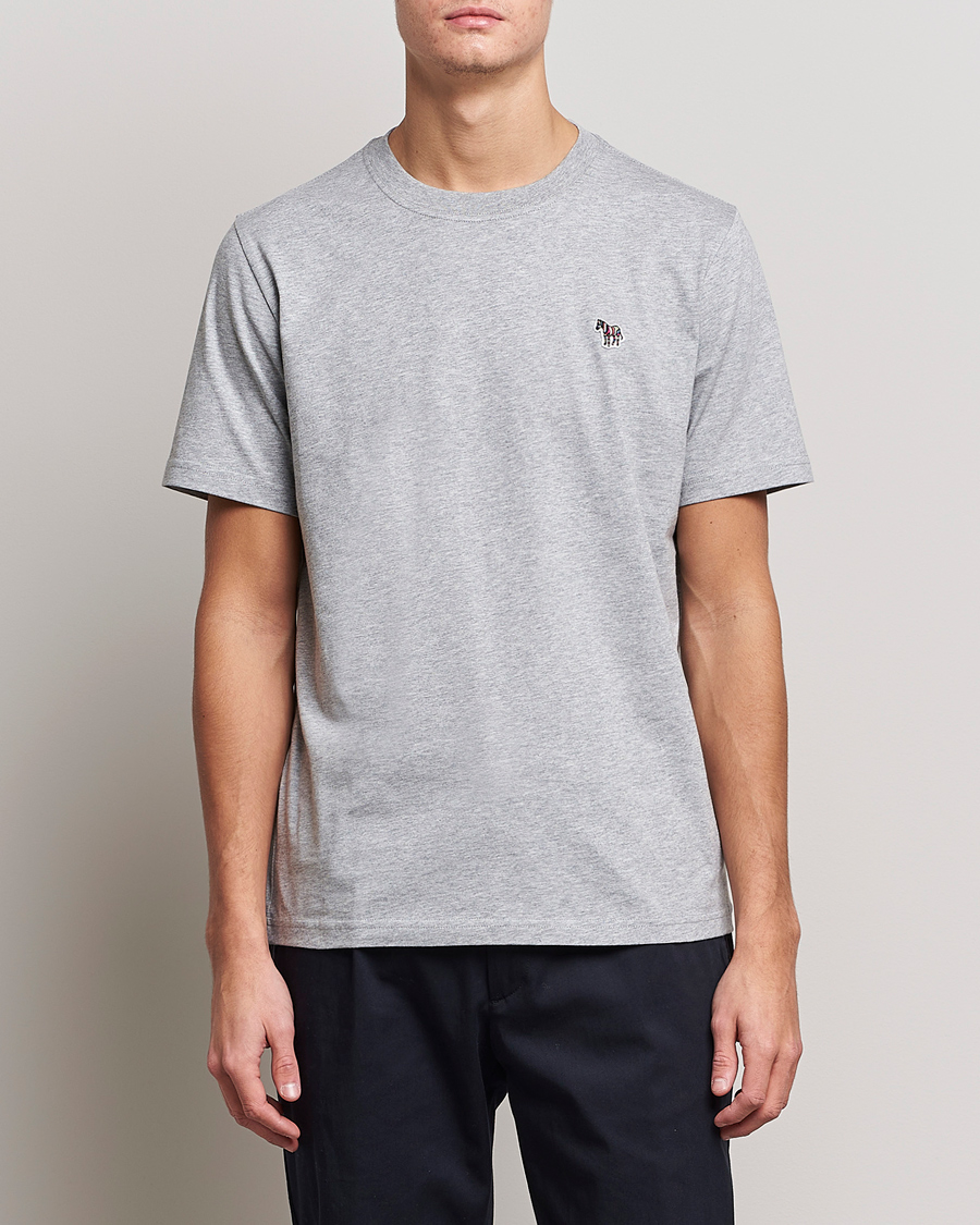 Herren | T-Shirts | PS Paul Smith | Classic Organic Cotton Zebra T-Shirt Grey