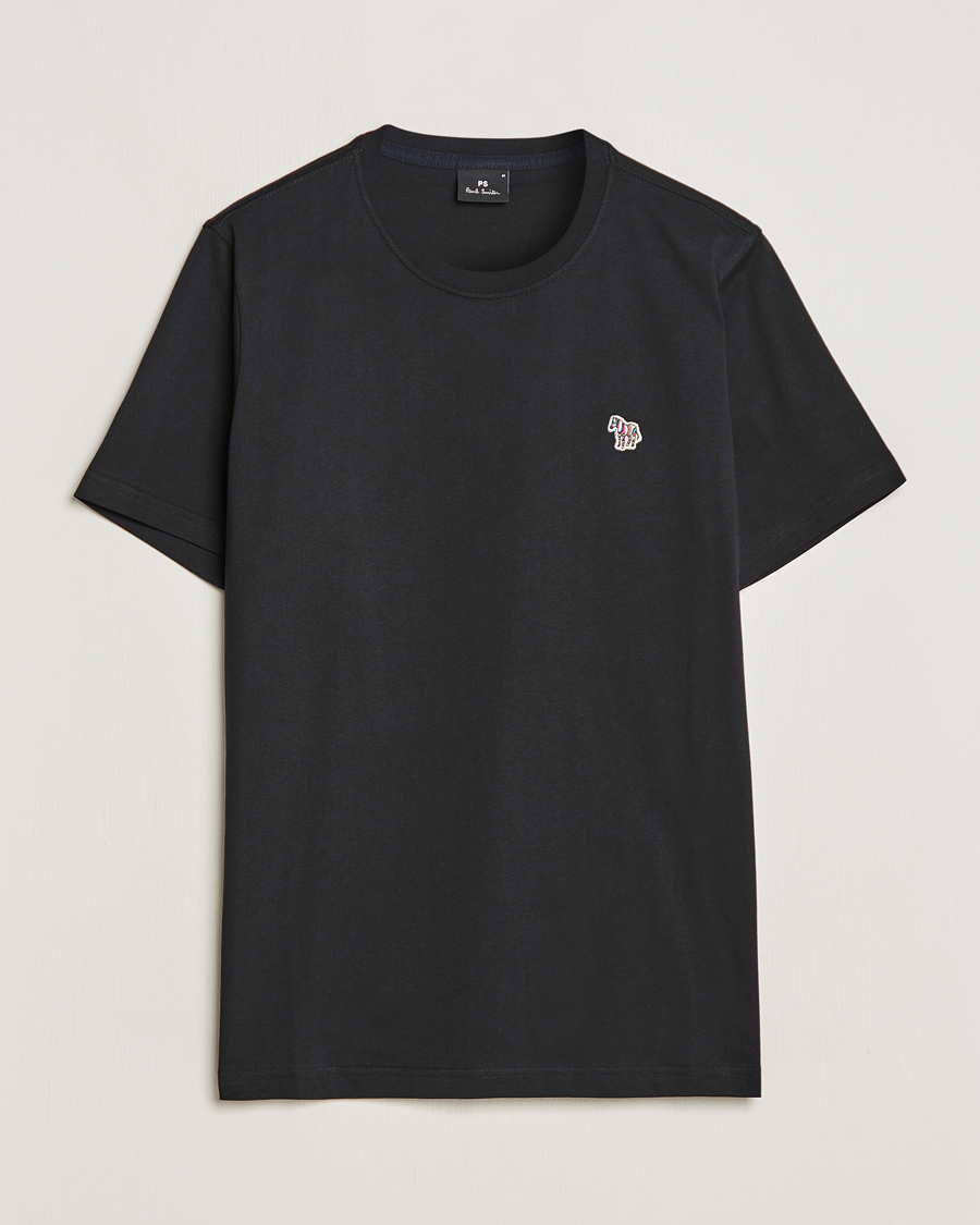 Herren | T-Shirts | PS Paul Smith | Classic Organic Cotton Zebra T-Shirt Black