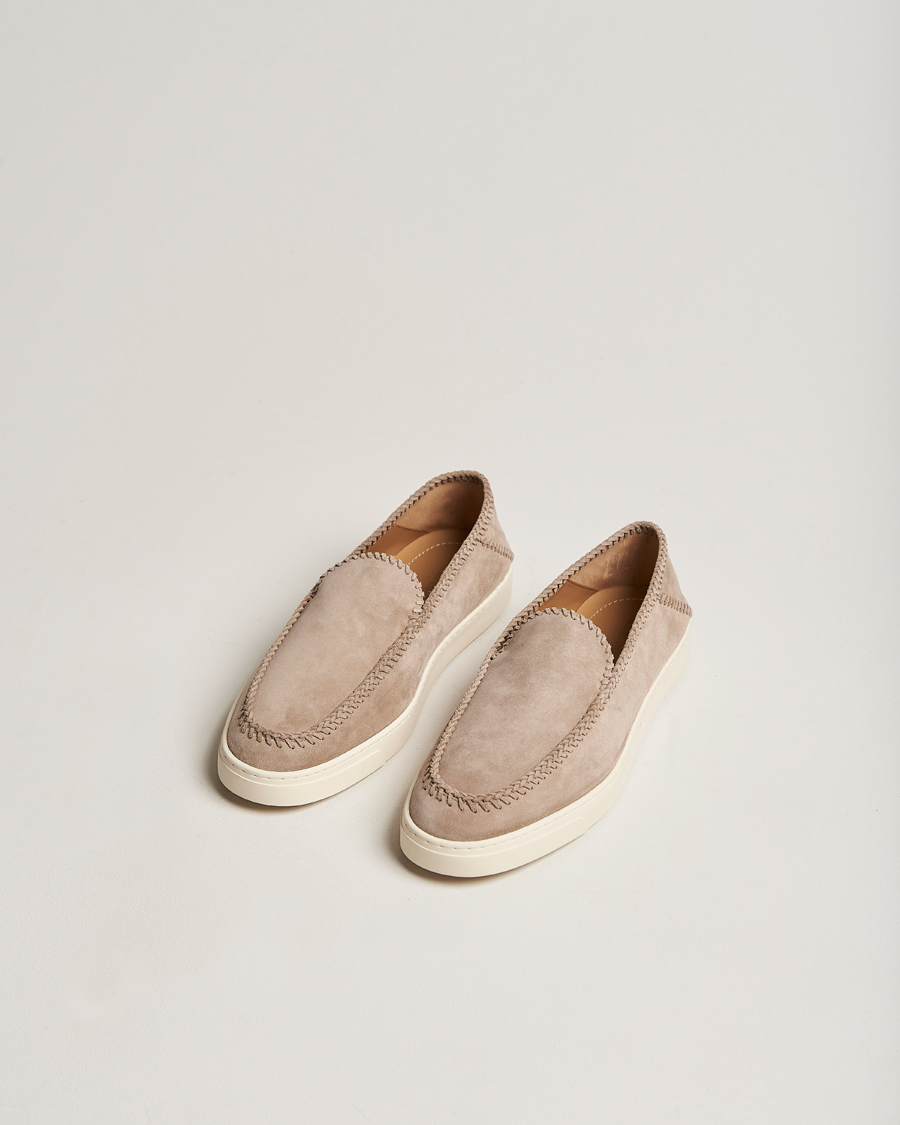 Herren | Giorgio Armani Soft Suede Loafers Sand | Giorgio Armani | Soft Suede Loafers Sand