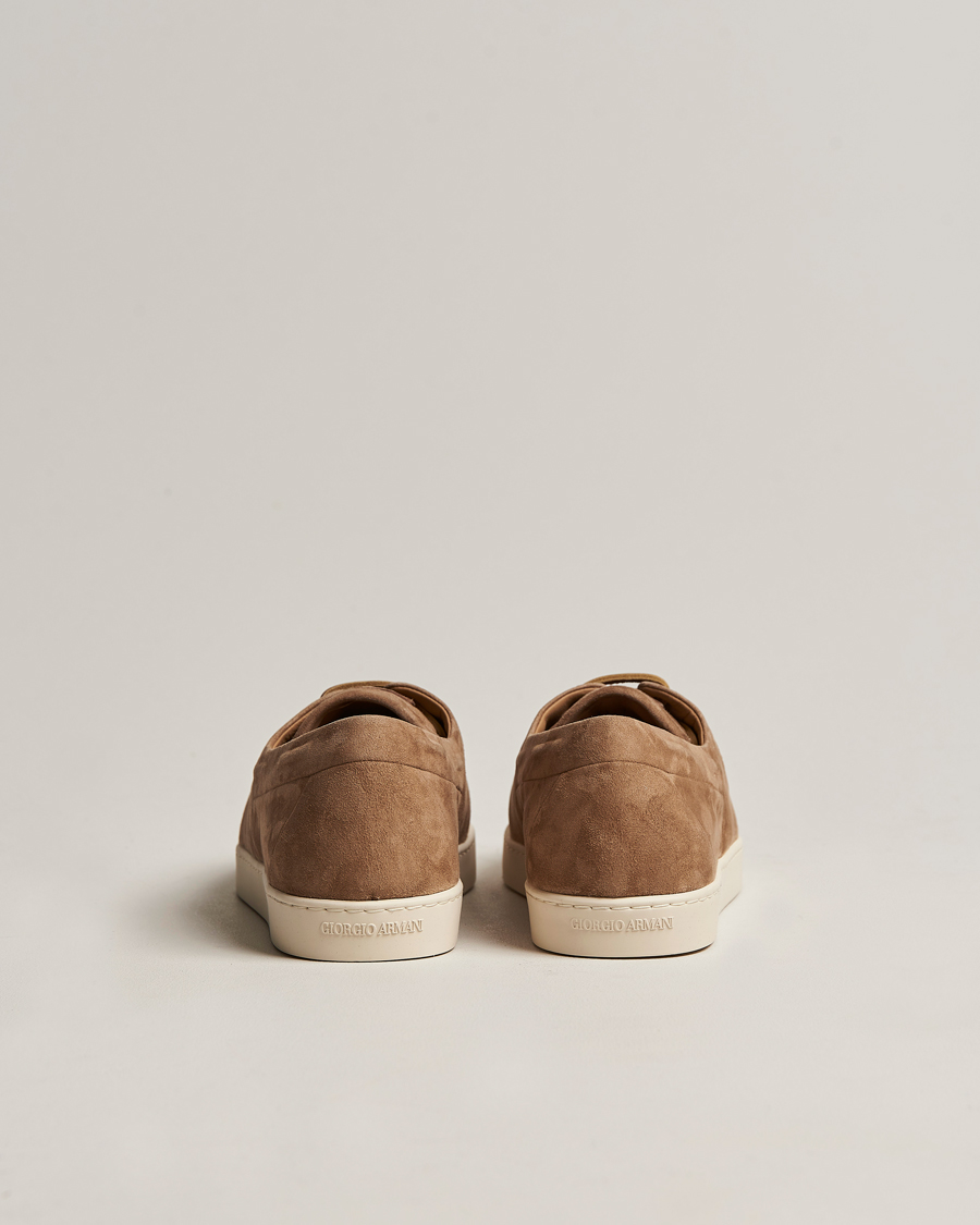 Herren | Giorgio Armani Suede Casual Shoe Brown | Giorgio Armani | Suede Casual Shoe Brown