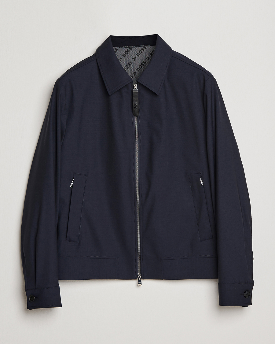 Herren | Jacken | BOSS BLACK | Hanry Wing Jacket Dark Blue