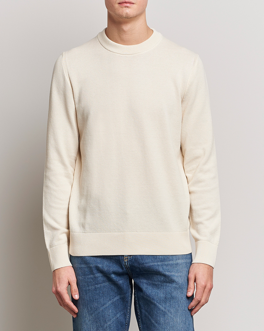 Herren | BOSS BLACK | BOSS BLACK | Ecaio Knitted Sweater Open White