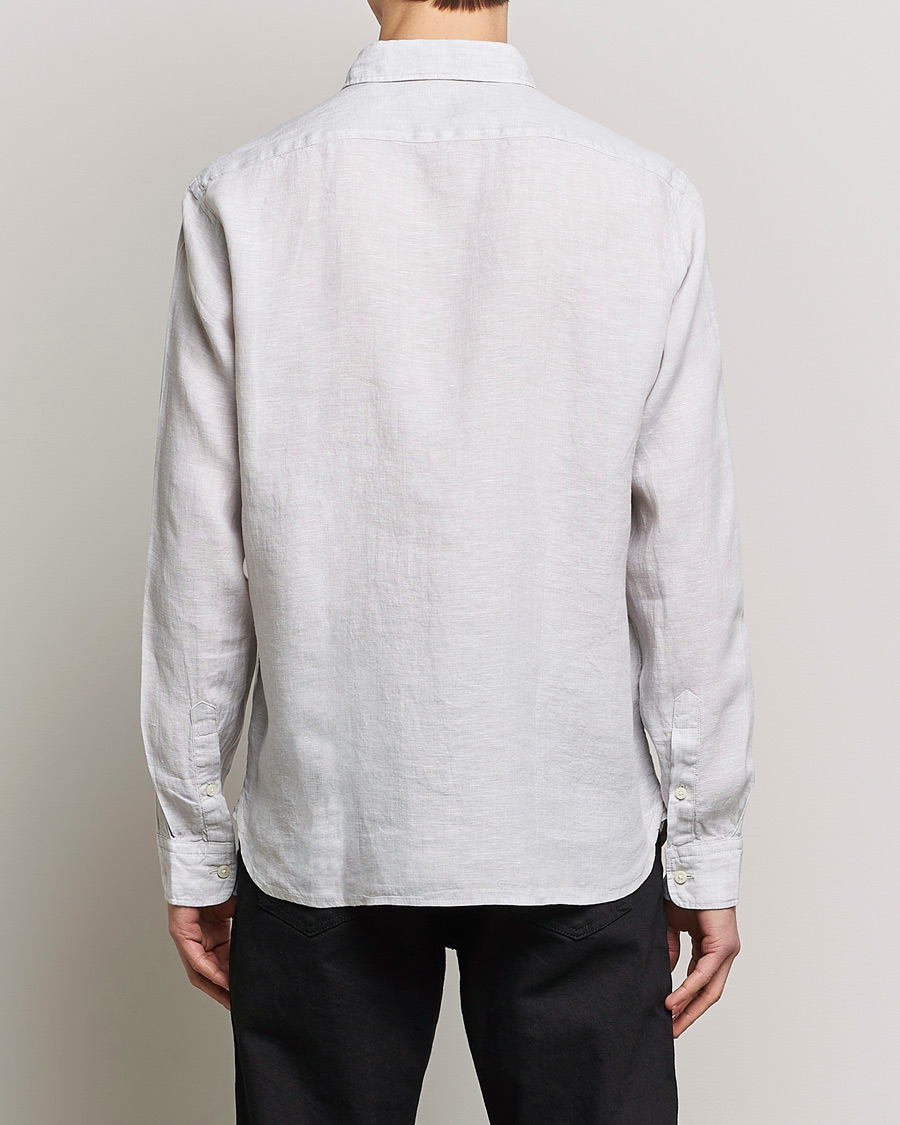 Herren | Hemden | BOSS BLACK | Liam Linen Shirt Light Grey