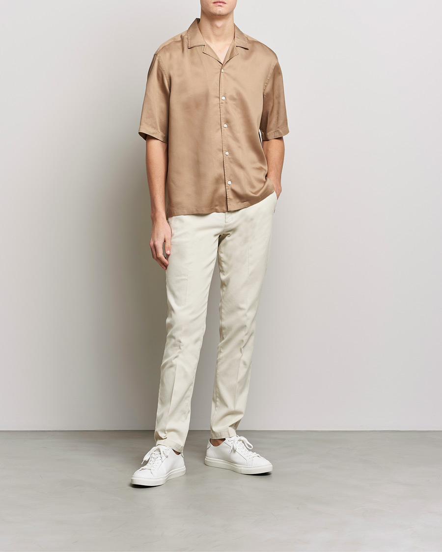 Herren | Hosen | BOSS BLACK | Kaito1 Structured Trousers Open White