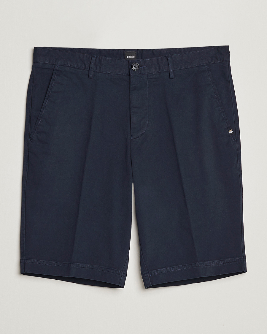 Herren | Shorts | BOSS BLACK | Slice Chino Shorts Dark Blue
