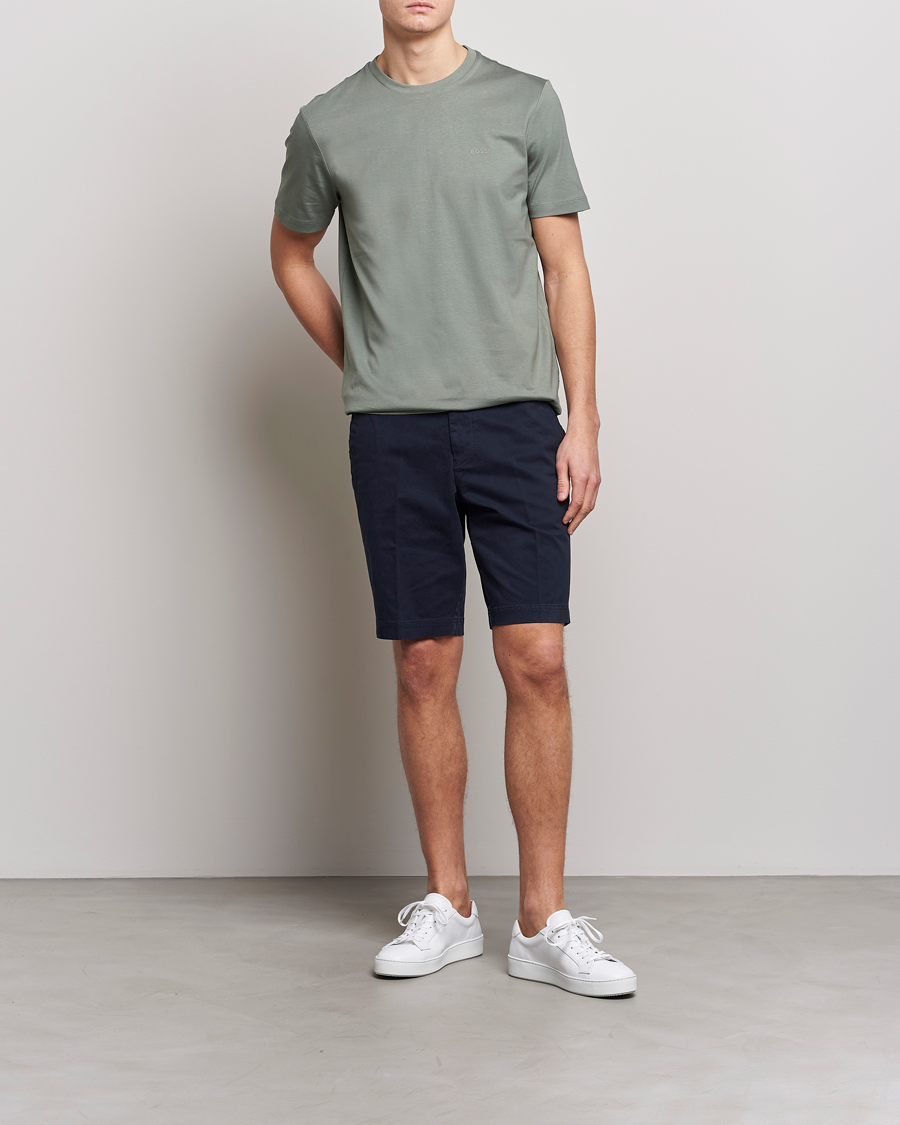Herren | Shorts | BOSS BLACK | Slice Chino Shorts Dark Blue