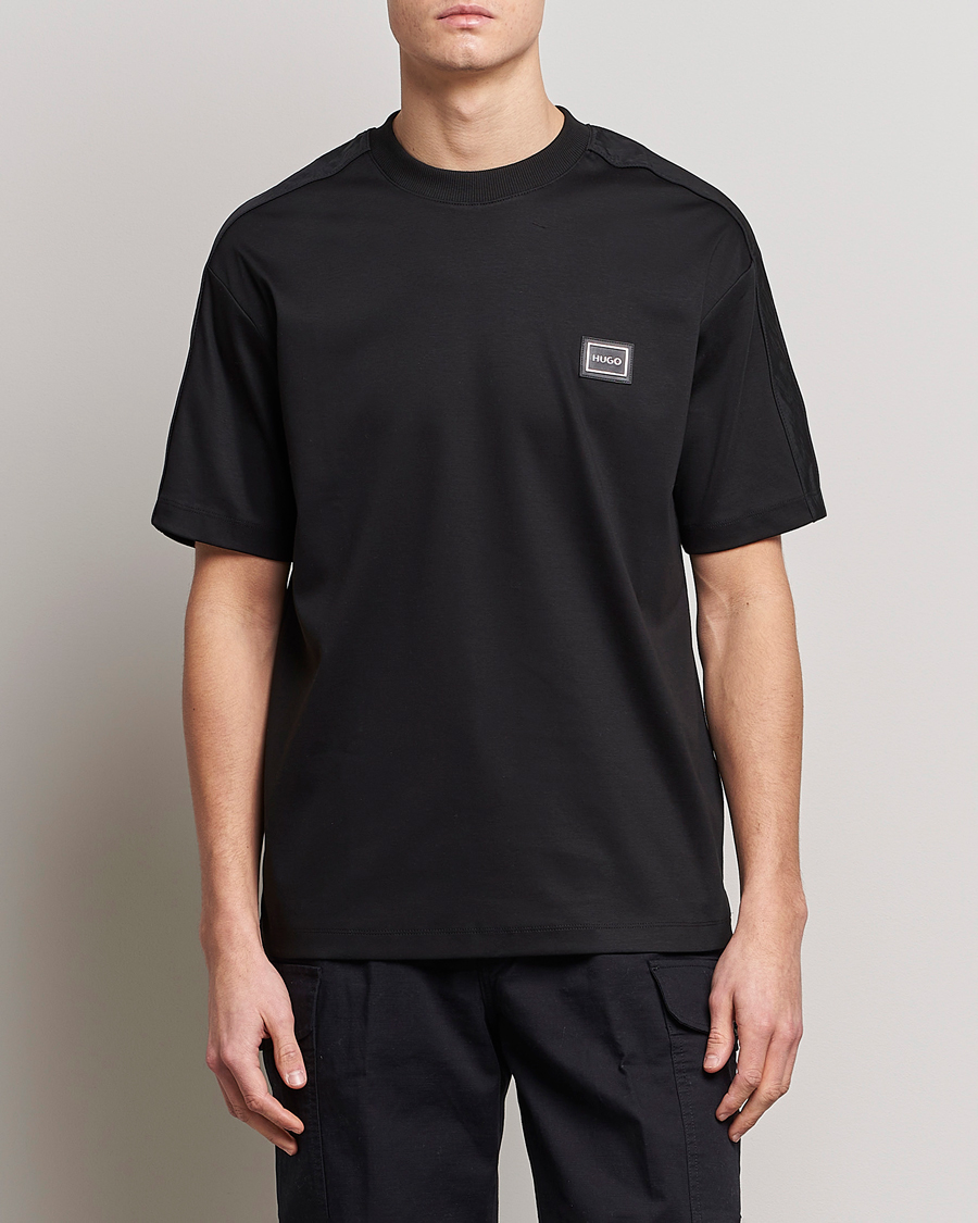 Herren |  | HUGO | Dalix Logo Crew Neck T-Shirt Black