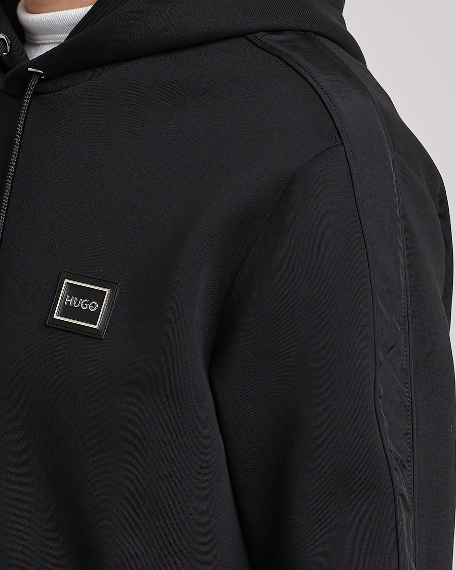Herren | Pullover | HUGO | Daulo Logo Hoodie Black