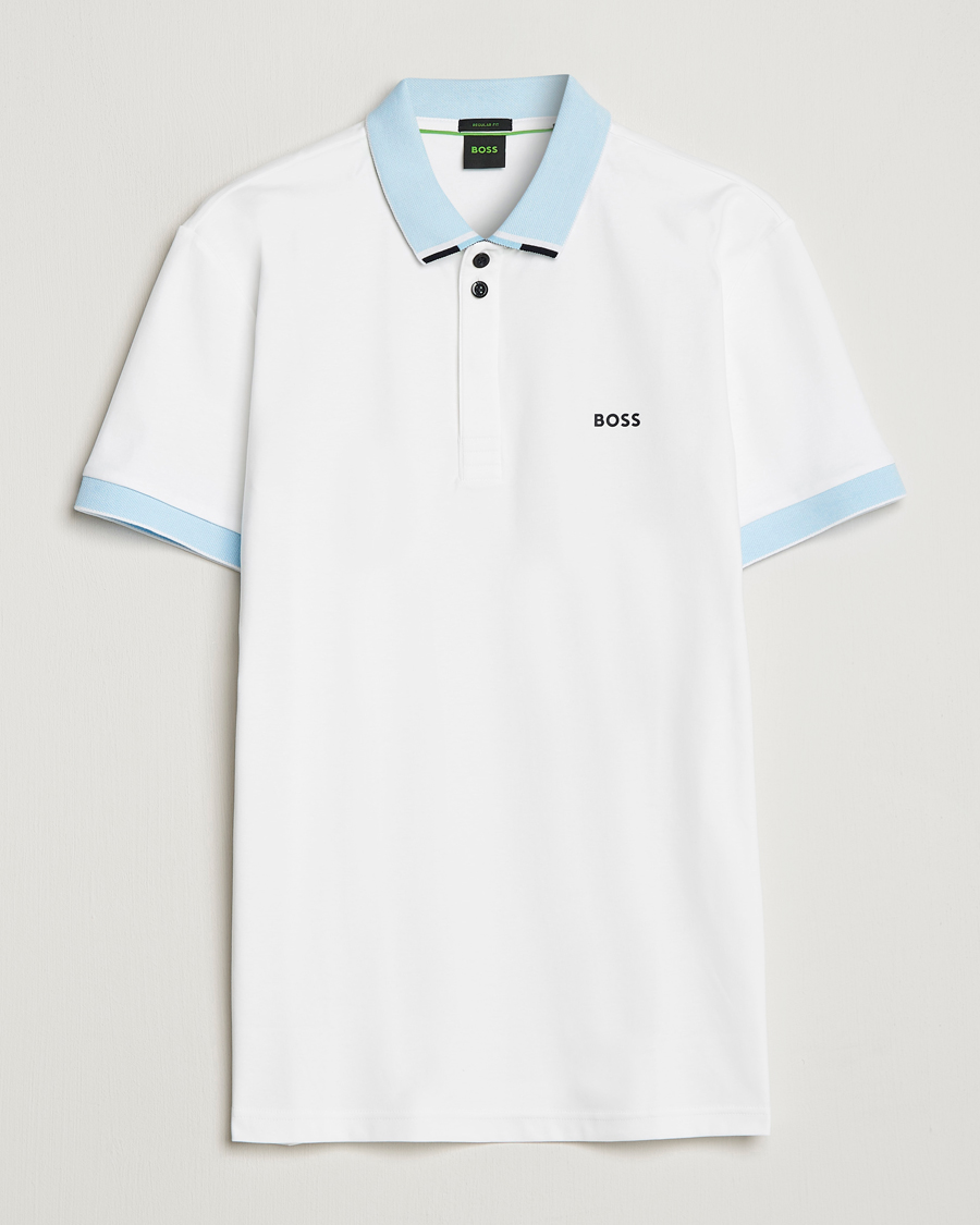 Herren | Poloshirts | BOSS GREEN | Paddy Performance Piké White