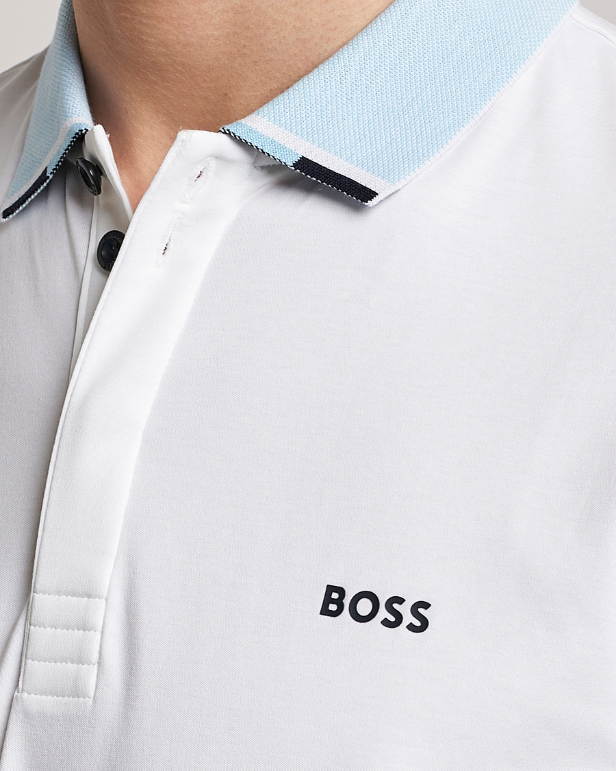 Herren | Poloshirts | BOSS GREEN | Paddy Performance Piké White
