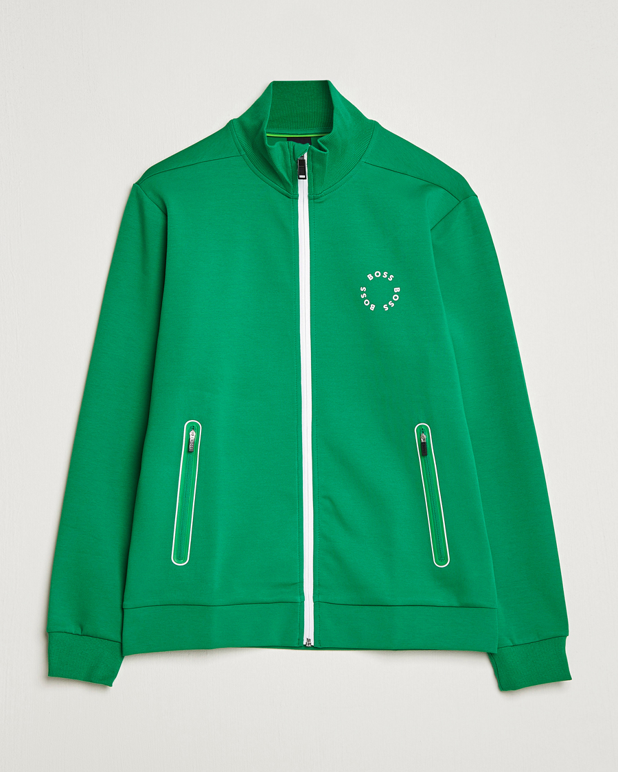 Herren | Pullover | BOSS GREEN | Skaz Full-Zip Open Green