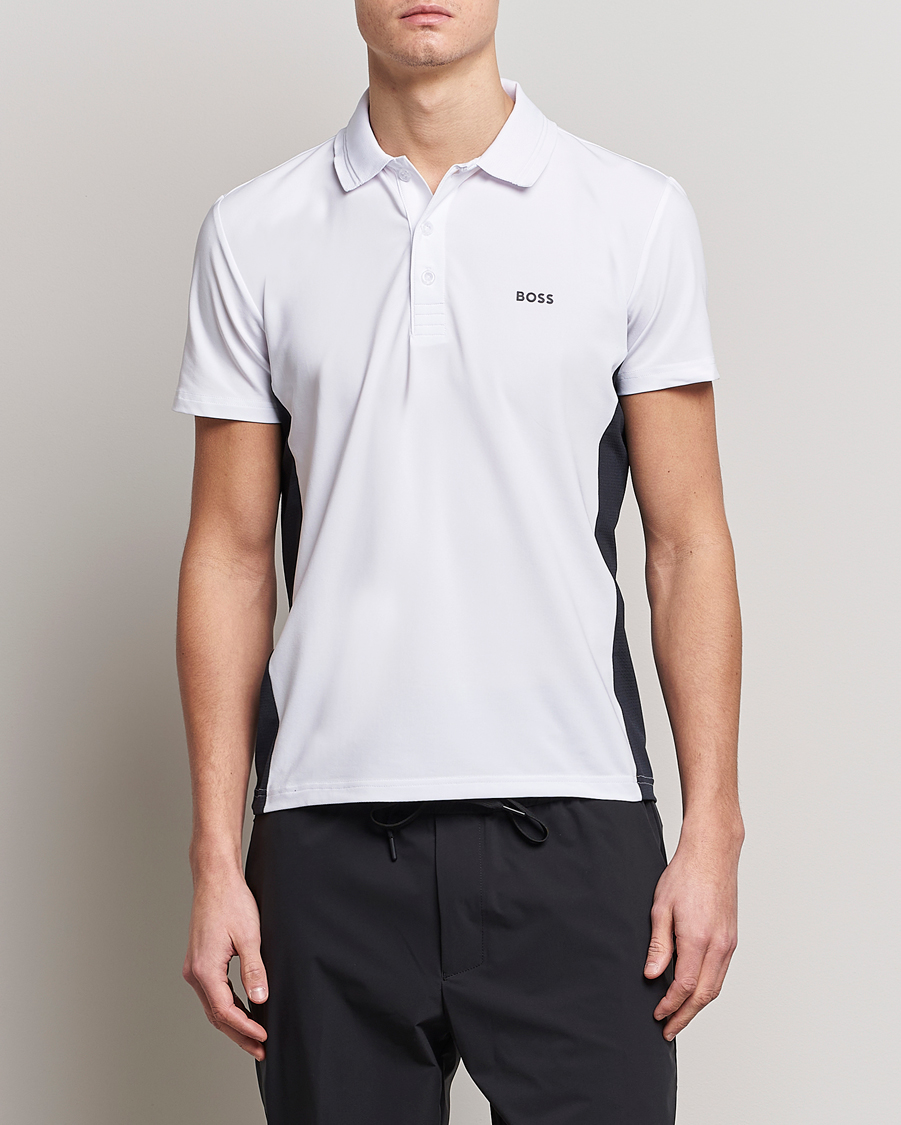 Herren | Poloshirts | BOSS GREEN | Paddytech Piké White