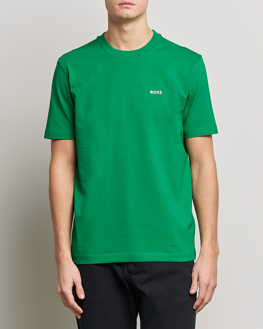 Herren |  | BOSS Athleisure | Logo Crew Neck T-Shirt Open Green