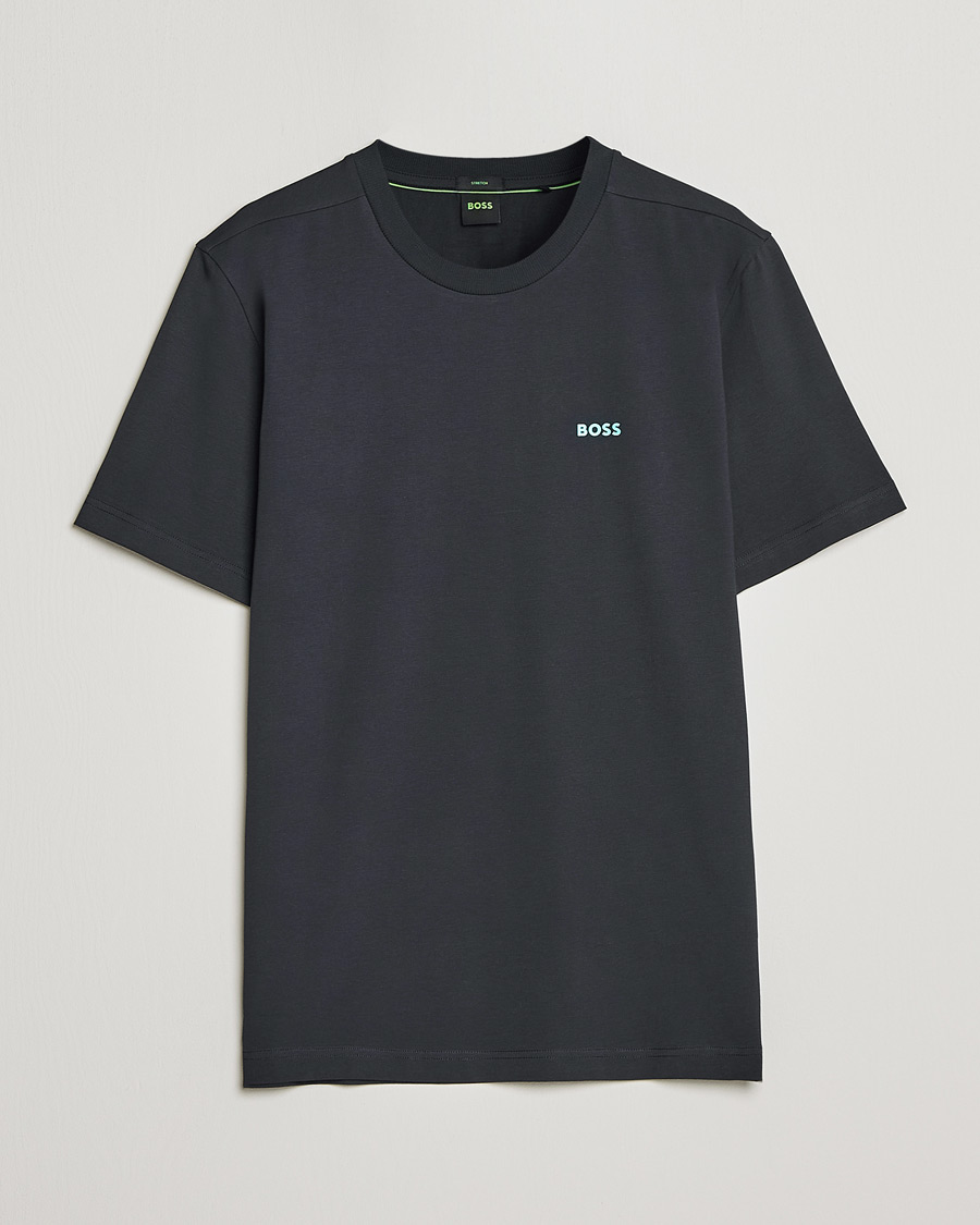 Herren | T-Shirts | BOSS GREEN | Logo Crew Neck T-Shirt Dark Blue