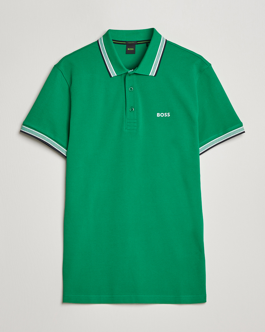 Herren | Poloshirts | BOSS GREEN | Paddy Piké Open Green
