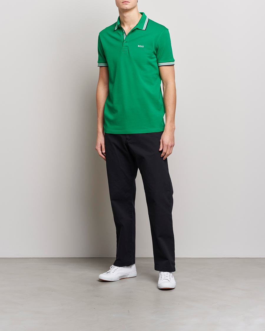 Herren | Poloshirts | BOSS GREEN | Paddy Piké Open Green