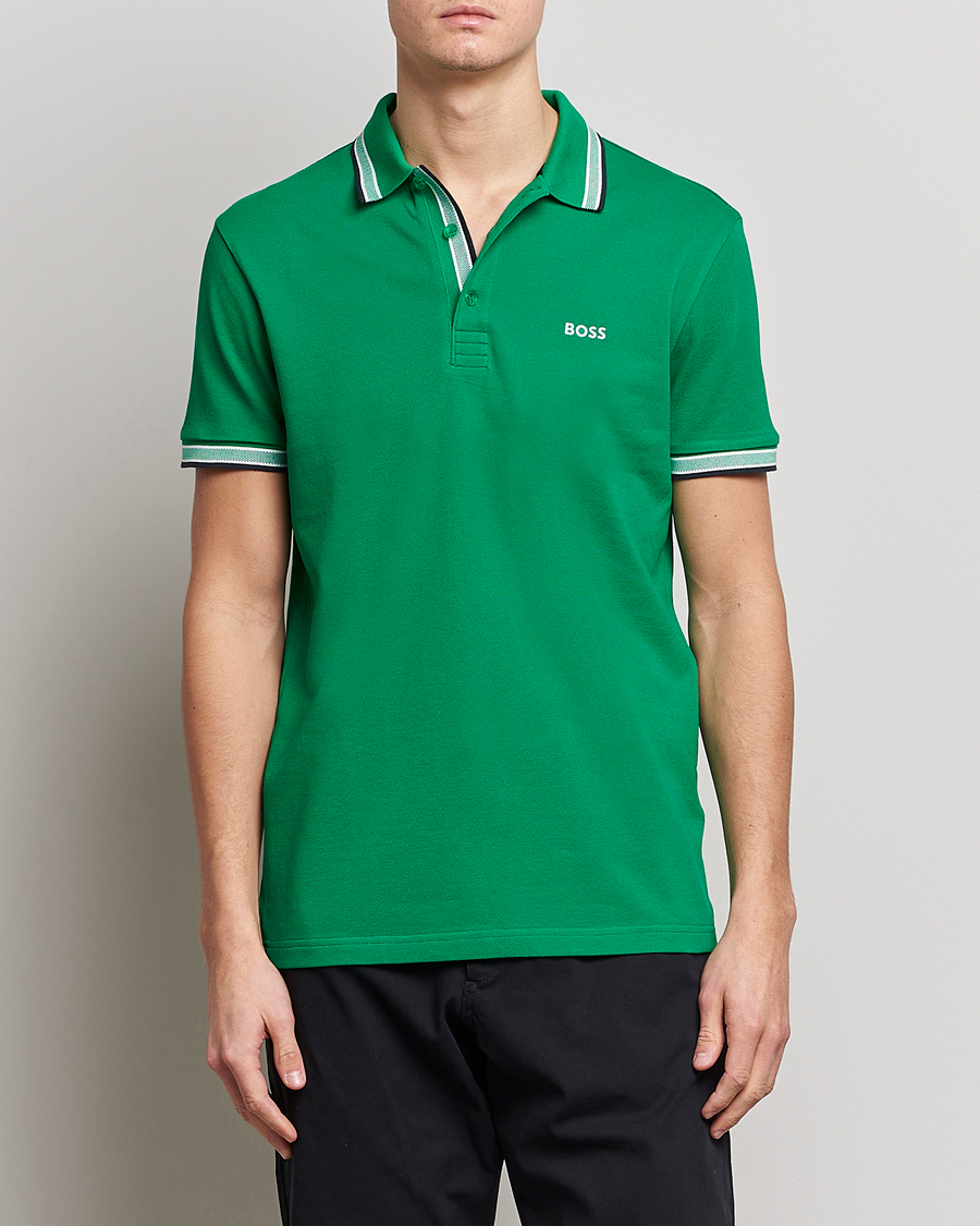 Herren | Poloshirts | BOSS GREEN | Paddy Piké Open Green