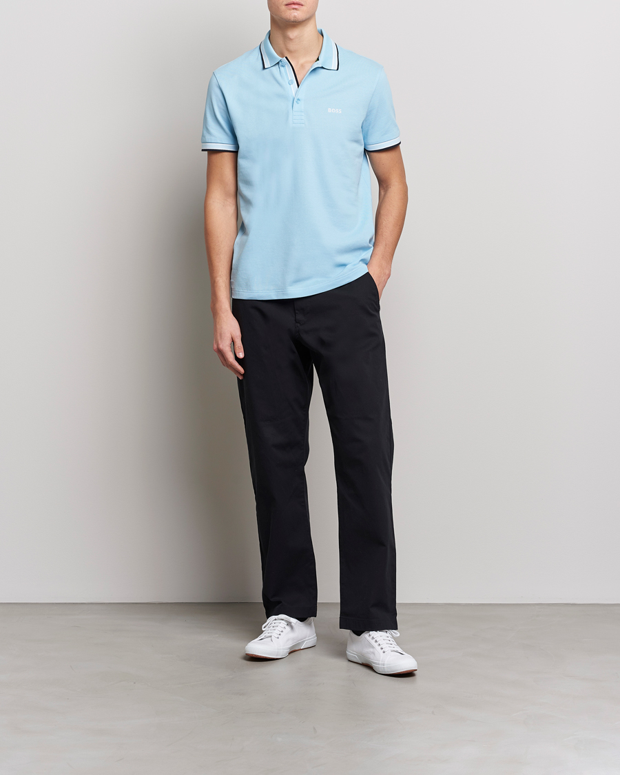 Herren | Poloshirts | BOSS GREEN | Paddy Piké Pastel Blue