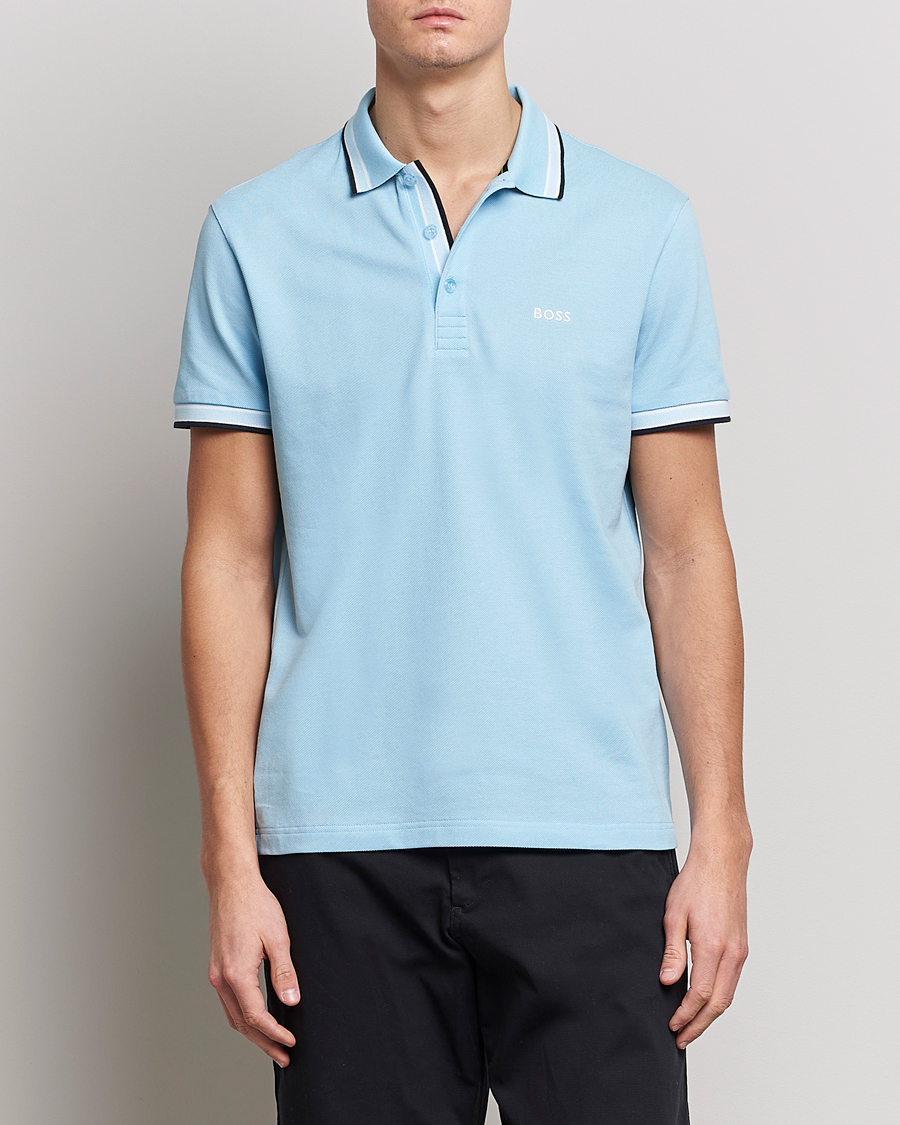 Herren | Poloshirts | BOSS GREEN | Paddy Piké Pastel Blue