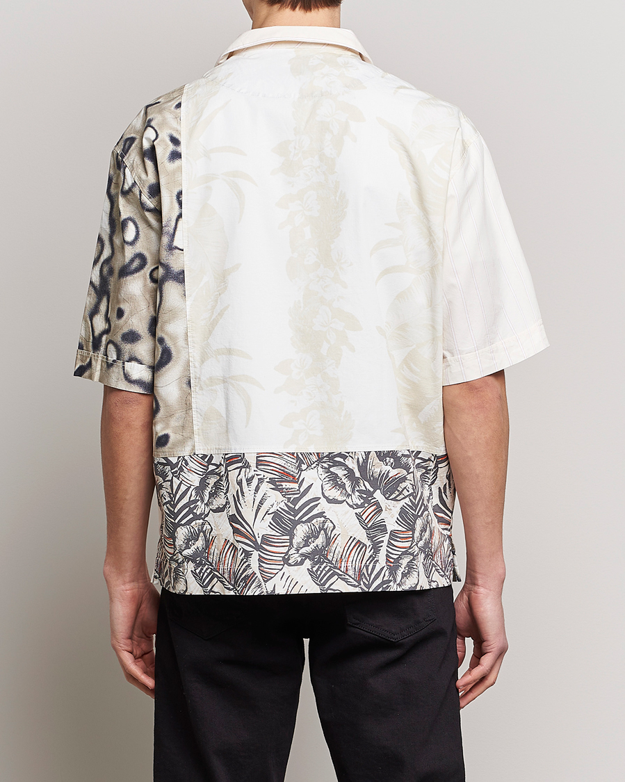 Herren | Hemden | BOSS ORANGE | Lapis Resort Collar Printed Short Sleeve Shirt Bei