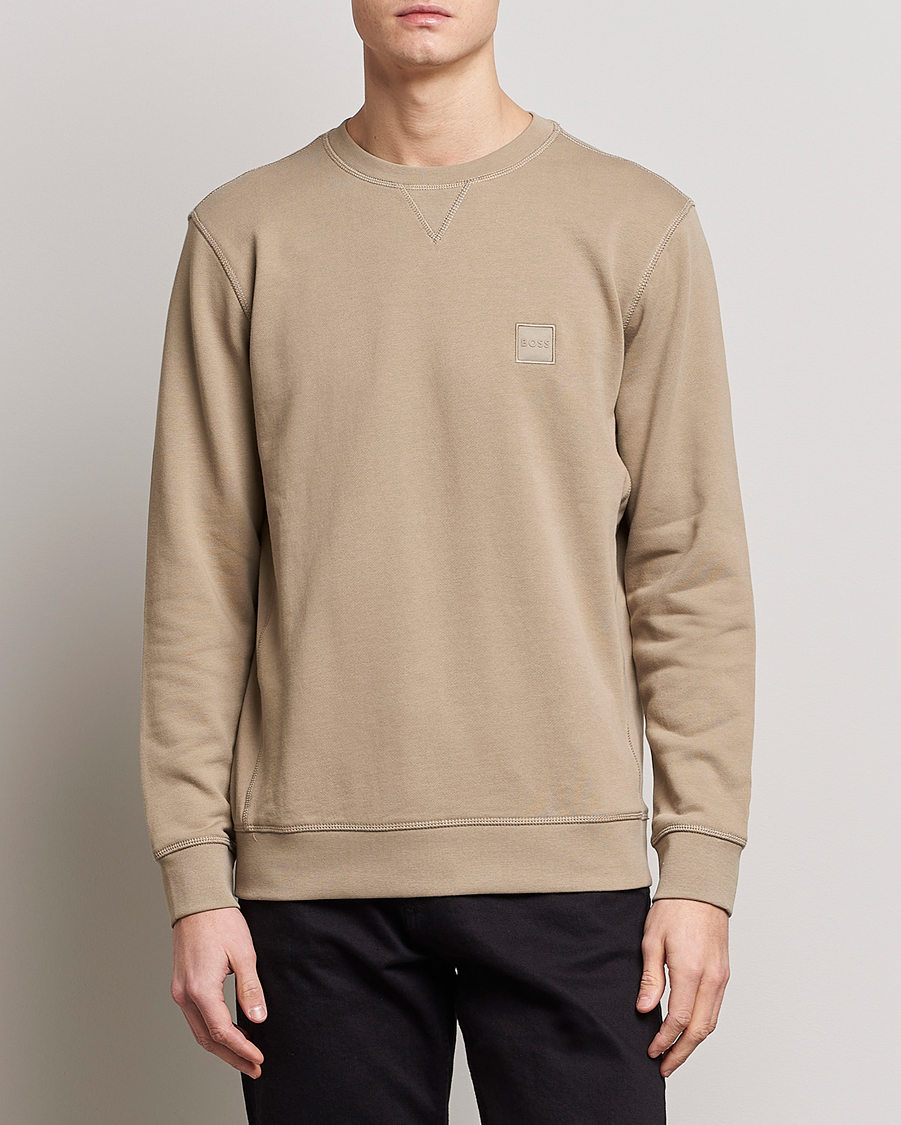 Herren |  | BOSS ORANGE | Westart Logo Sweatshirt Medium Beige