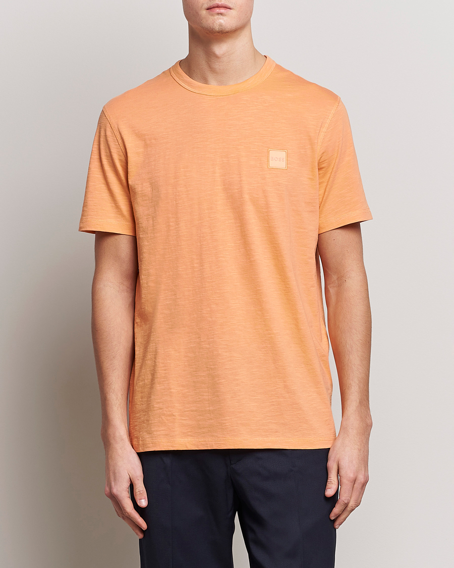 Herren |  | BOSS ORANGE | Tegood Slub Crew Neck T-Shirt Pastel Orange