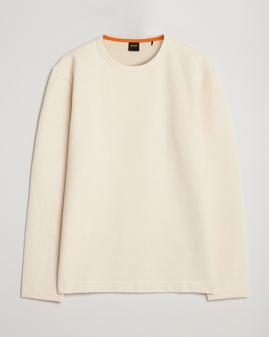 Herren | Pullover | BOSS ORANGE | Tempesto Sweater Light Beige