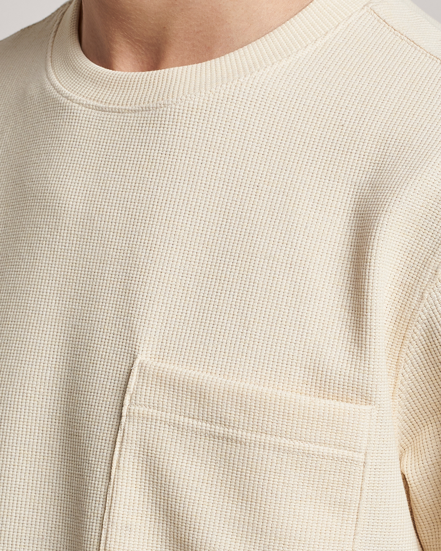 Herren | T-Shirts | BOSS ORANGE | Tempesto Knitted Crew Neck T-Shirt Light Beige