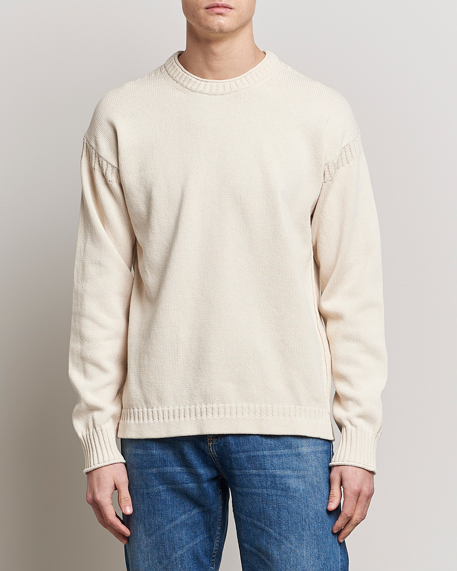 Herren | Pullover | BOSS ORANGE | Arcott Knitted Sweater Open White