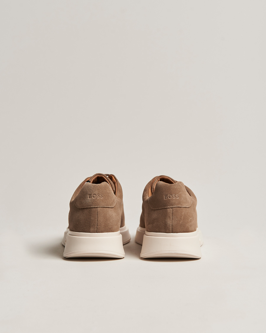 Herren | Bulton Suede Sneaker Medium Beige | BOSS BLACK | Bulton Suede Sneaker Medium Beige