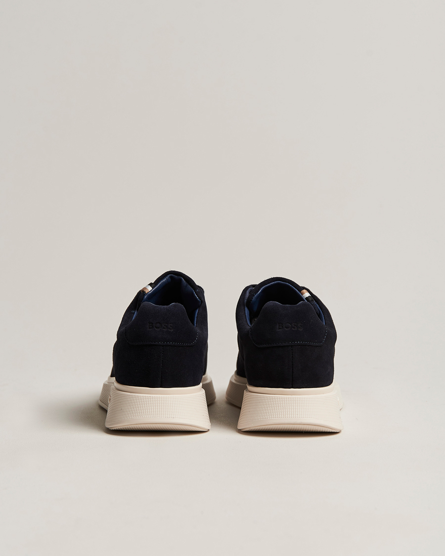 Herren | Sneaker | BOSS BLACK | Bulton Suede Sneaker Dark Blue