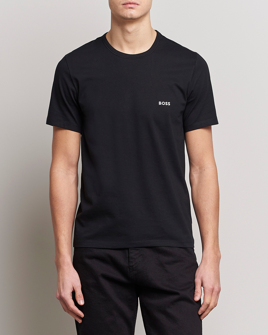 Herren |  | BOSS BLACK | 3-Pack Crew Neck T-Shirt Blue/Navy/Dark Blue
