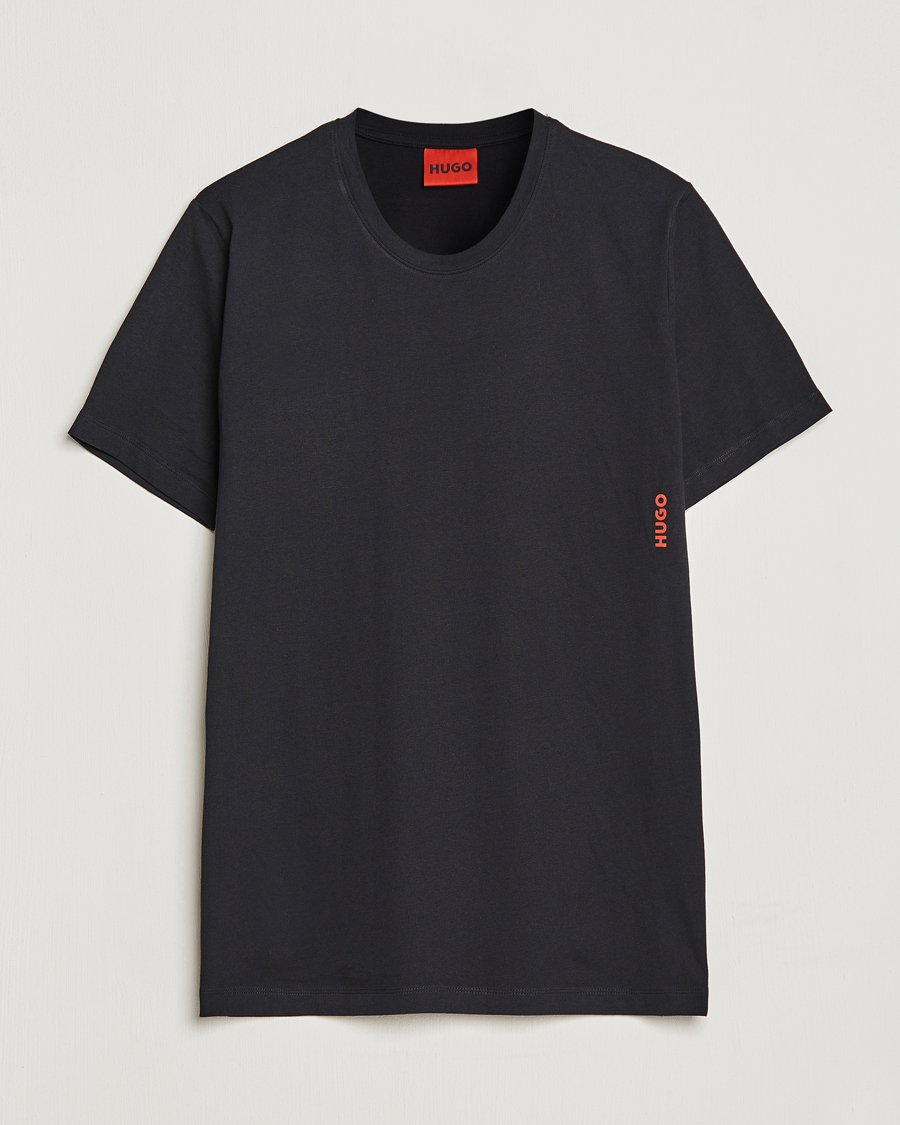 Herren | T-Shirts | HUGO | 2-Pack Logo Crew Neck T-Shirt White/Black