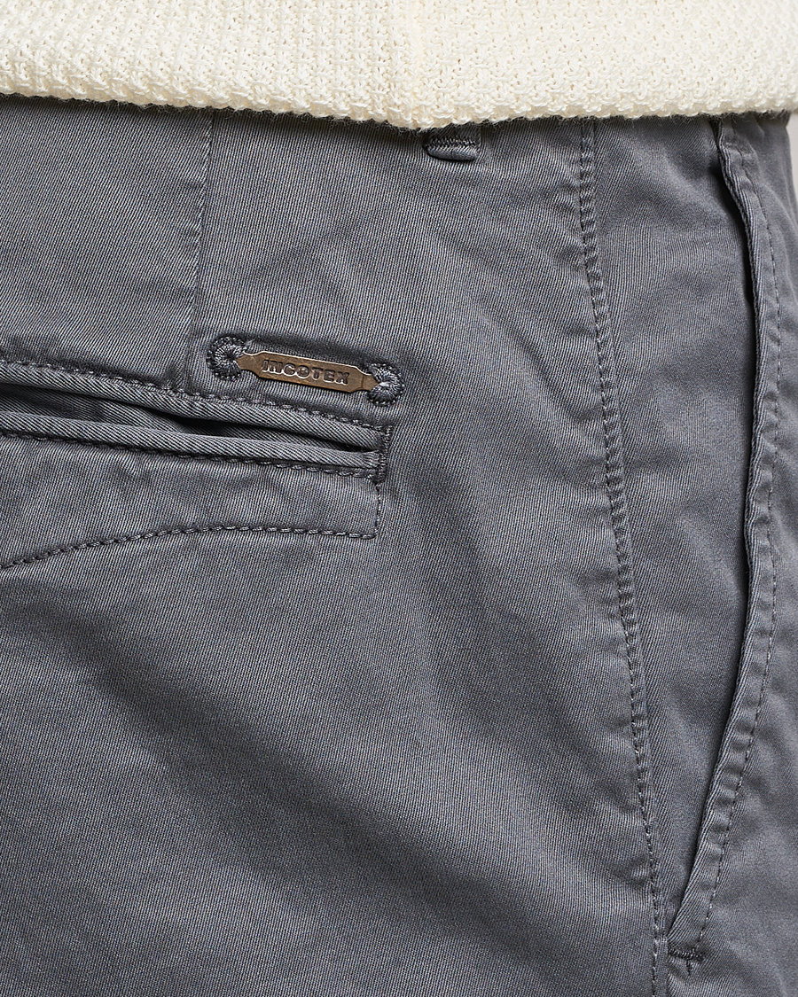 Herren | Hosen | Incotex | Slim Fit Garment Dyed Slacks Dark Grey