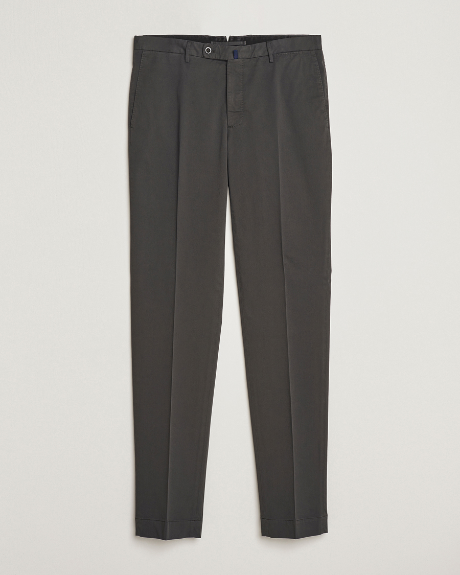 Herren | Hosen | Incotex | Regular Fit Comfort Chinos Charcoal