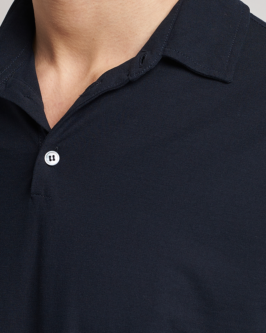 Herren | Poloshirts | Zanone | Ice Cotton Polo Navy