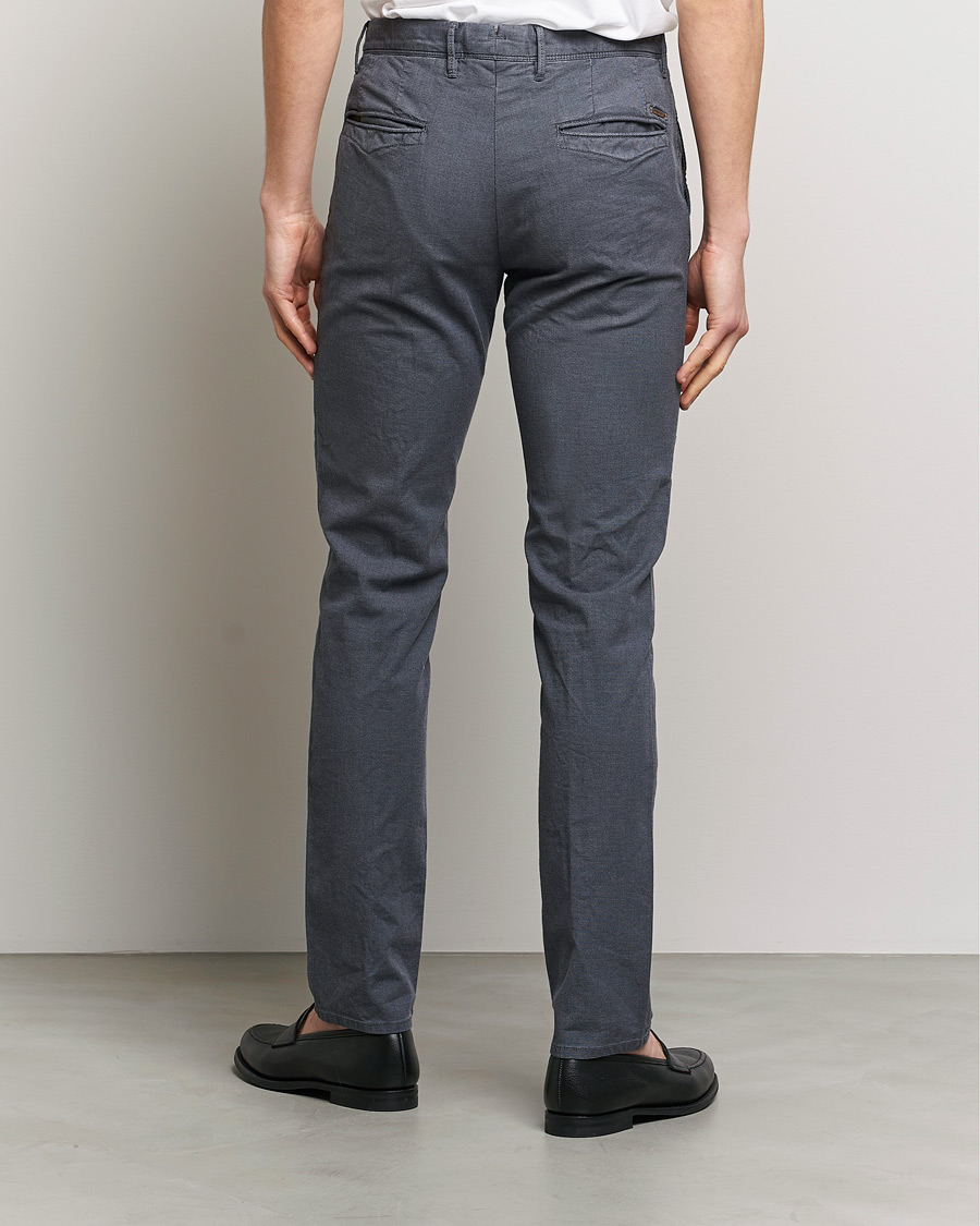 Herren | Hosen | Incotex | Slim Fit Overdyed Pattern Slacks Grey