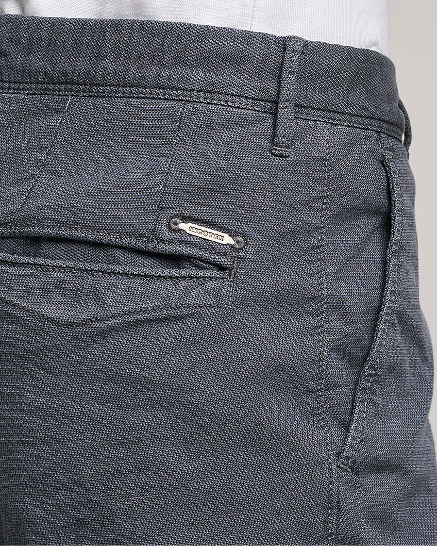 Herren | Hosen | Incotex | Slim Fit Overdyed Pattern Slacks Grey
