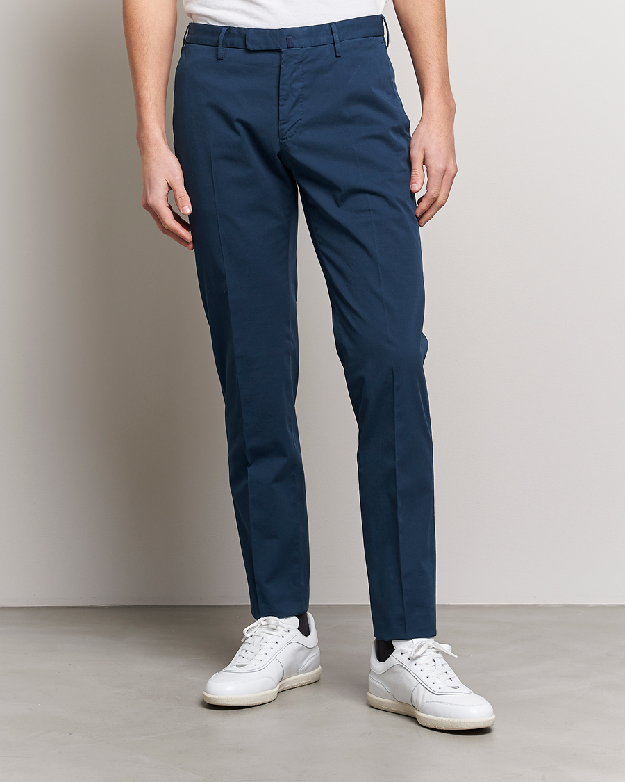 Herren | Hosen | Incotex | Slim Fit Chinolino Trousers Navy