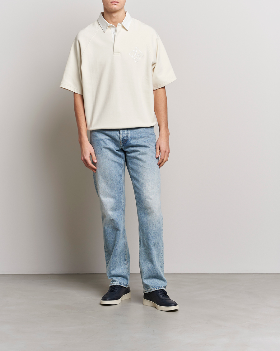 Herren | Poloshirts | J.Lindeberg | Roman Short Sleeve Rugby Jersey Polo Turtledove
