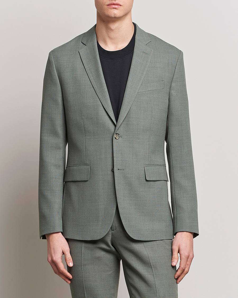 Herren |  | J.Lindeberg | Hopper Active Hopsack Blazer Aloe