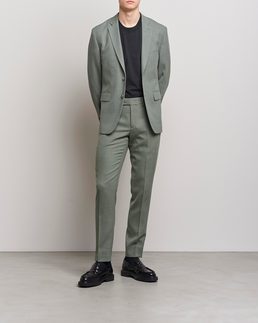 Herren | Hosen | J.Lindeberg | Grant Active Hopsack Pants Aloe