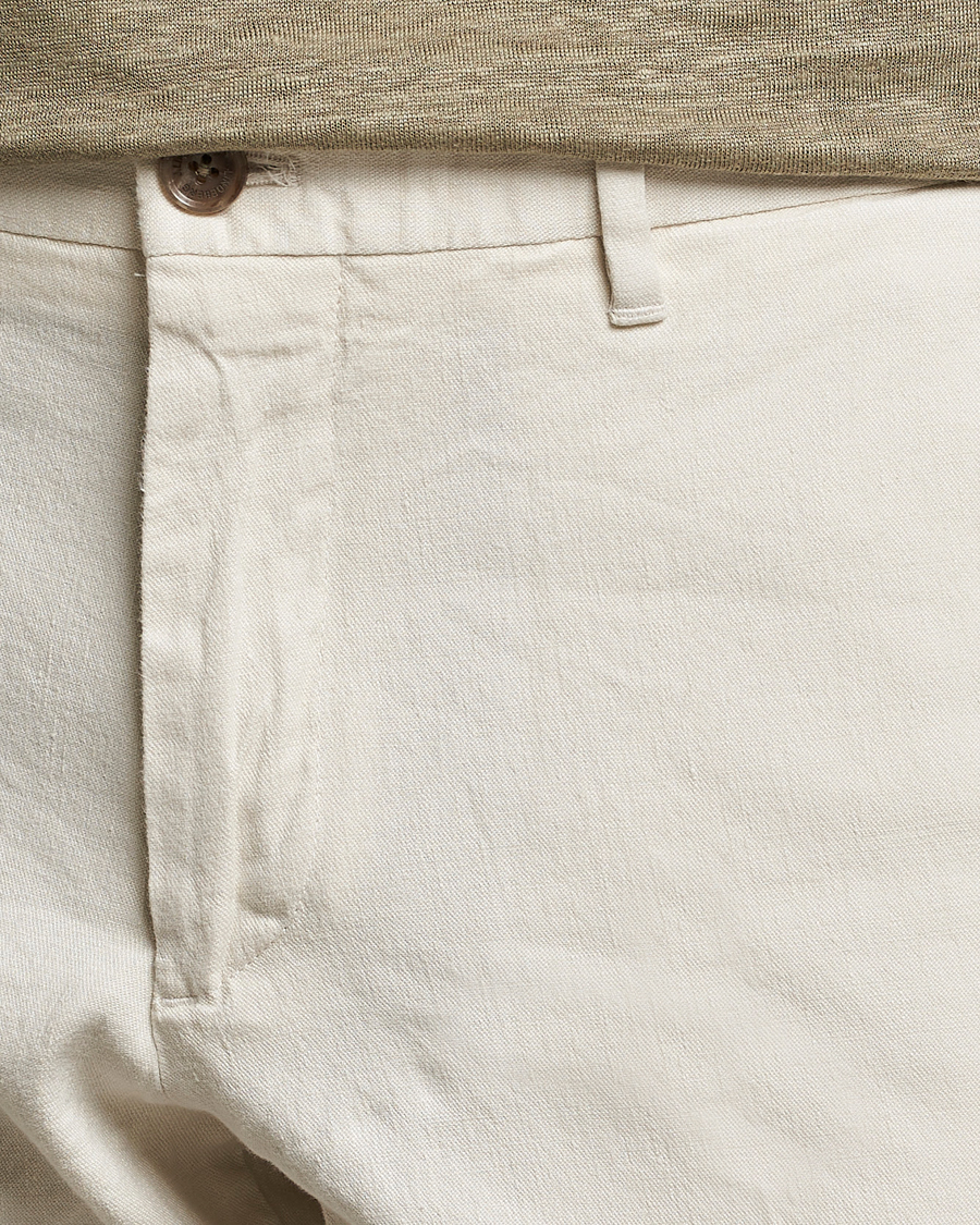 Herren | Hosen | J.Lindeberg | Grant Stretch Cotton/Linen Trousers Turtledove