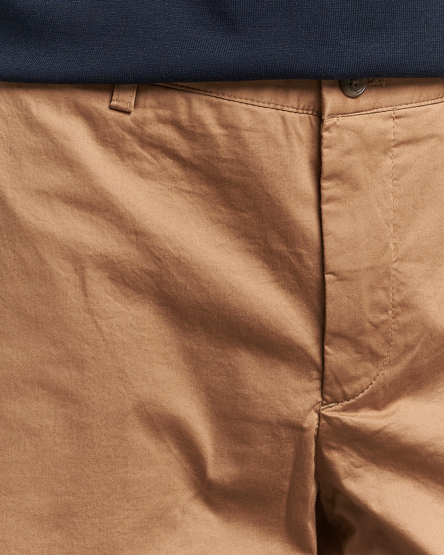 Herren | Shorts | J.Lindeberg | Nathan Super Satin Shorts Tiger Brown