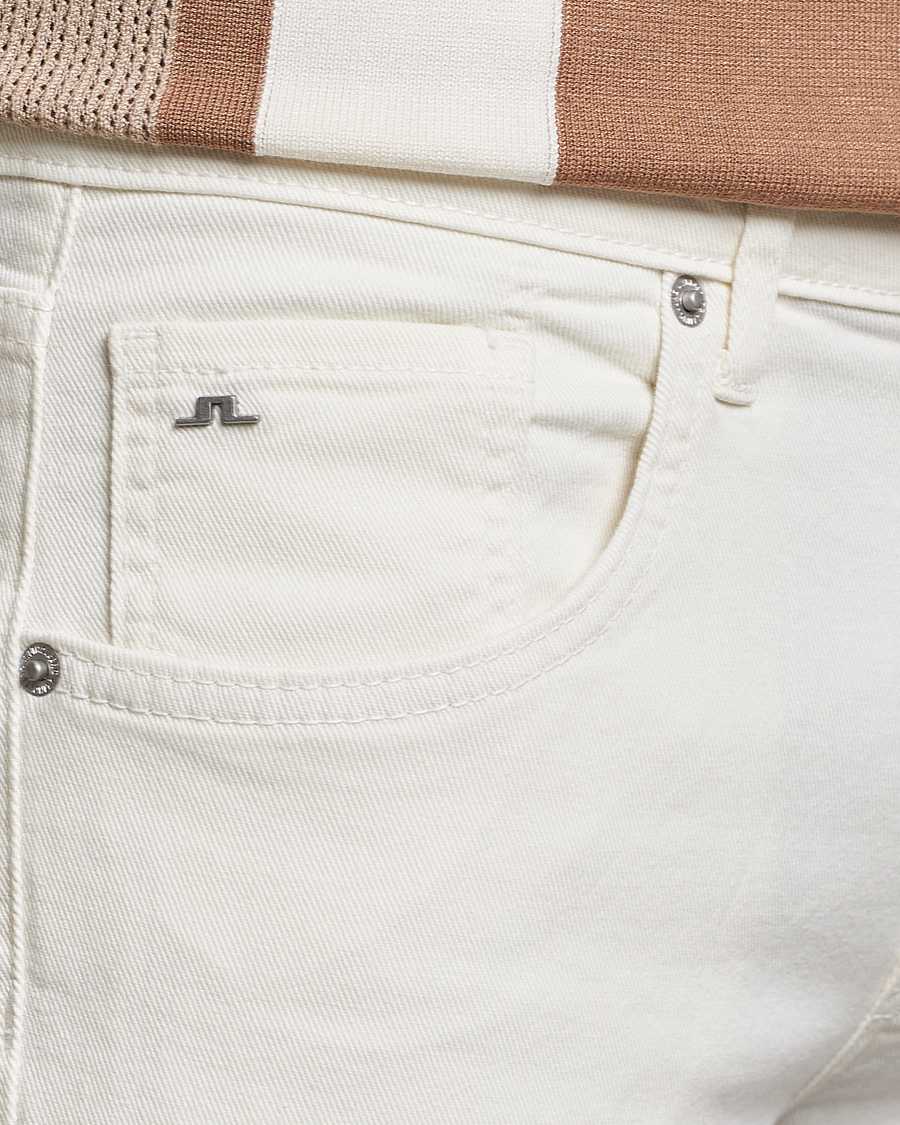 Herren | Hosen | J.Lindeberg | Jay Solid Stretch 5-Pocket Trousers Cloud White