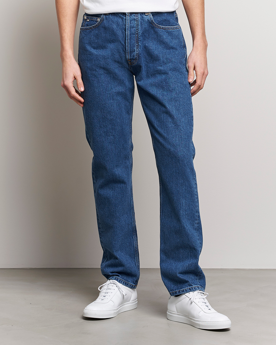 Herren |  | J.Lindeberg | Cody Flat Indigo Regular Jeans Mid Blue