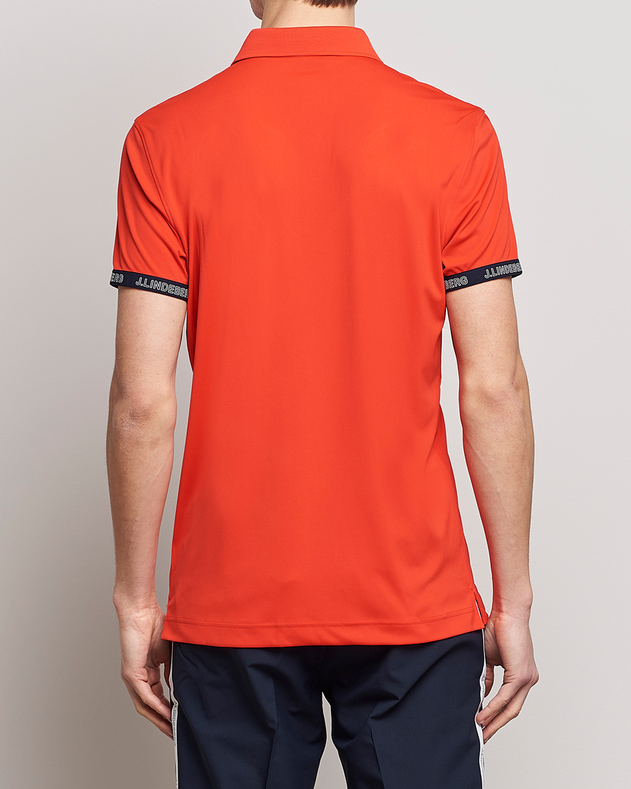 Herren | Poloshirts | J.Lindeberg | Guy Regular Fit Polo Fiery Red