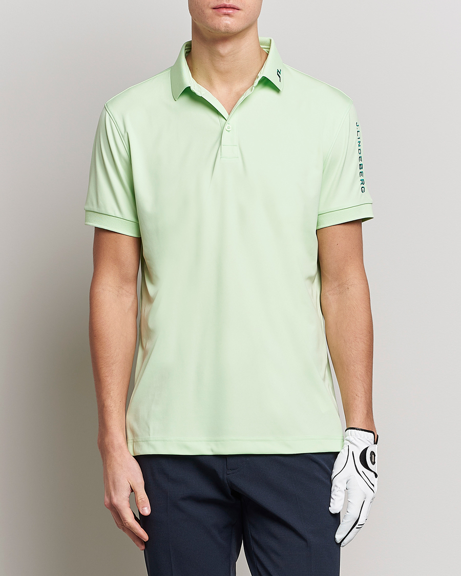 Herren |  | J.Lindeberg | Tour Tech Regular Fit Polo Patina Green