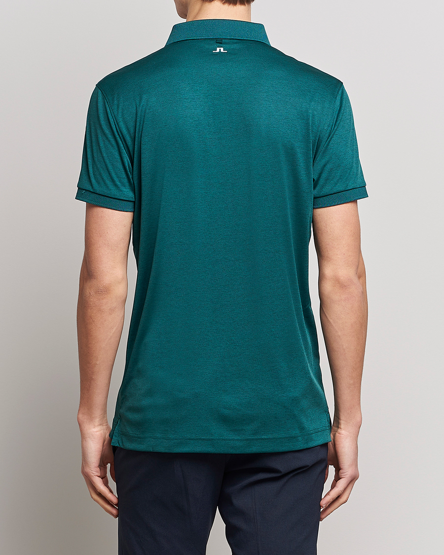 Herren | Poloshirts | J.Lindeberg | Tour Tech Regular Fit Polo Rain Forest Melange
